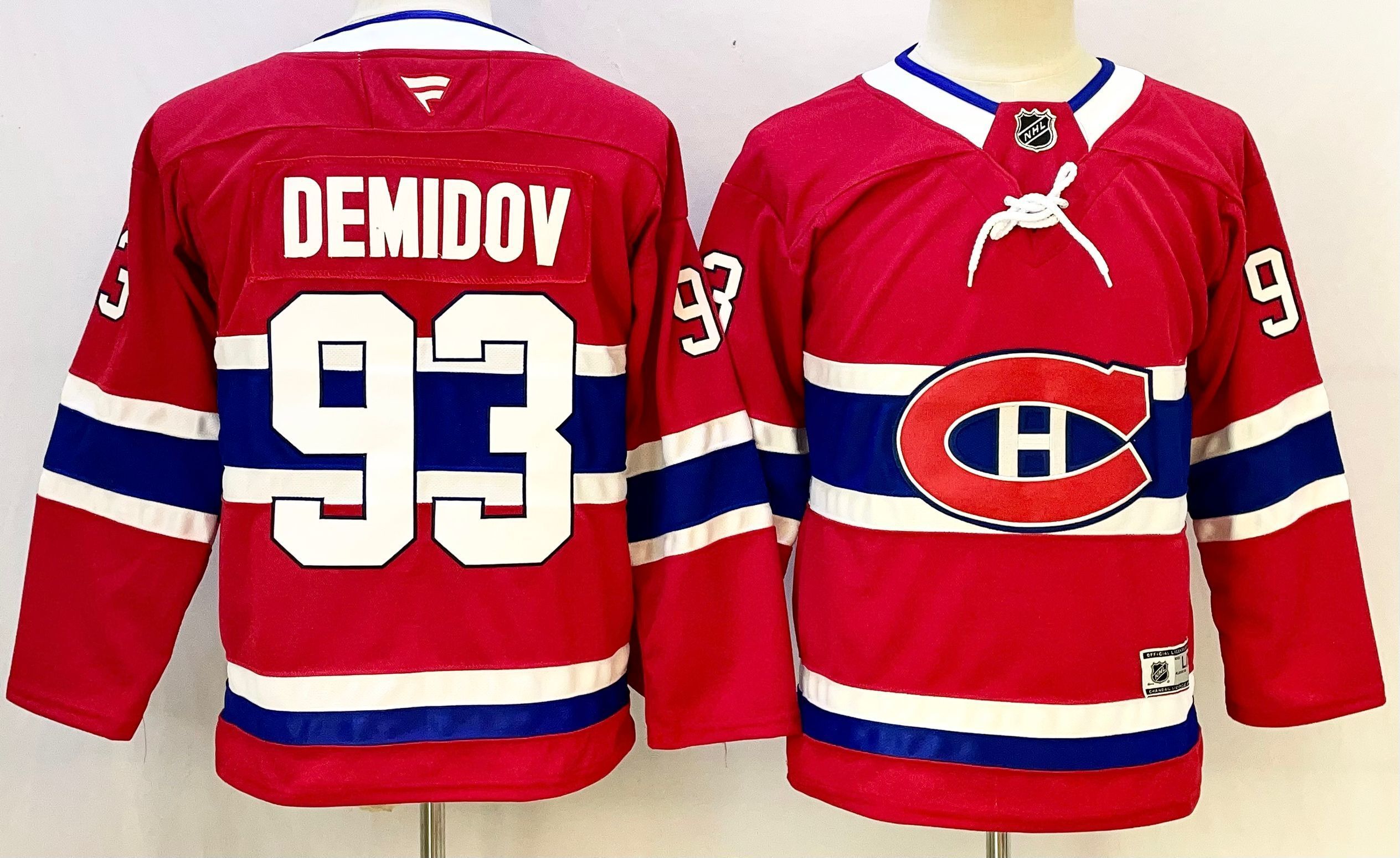 Youth Montreal Canadiens #93 Demidov Red 2026 Adidias NHL Jersey style 001->youth nhl jersey->Youth Jersey